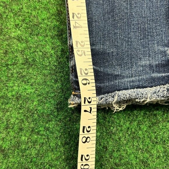 Rag & Bone Womens Size 25 Low Rise Crop Raw Hem Denim Jeans USA‎ Made - Picture 6 of 9